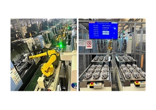  机器人自动加工生产线